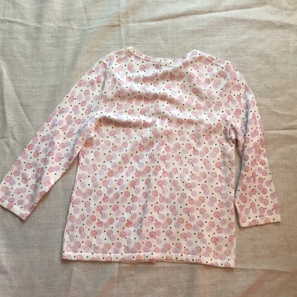 TALBOTS DOTS CARDIGAN - S - NEW - Picture 8 of 8